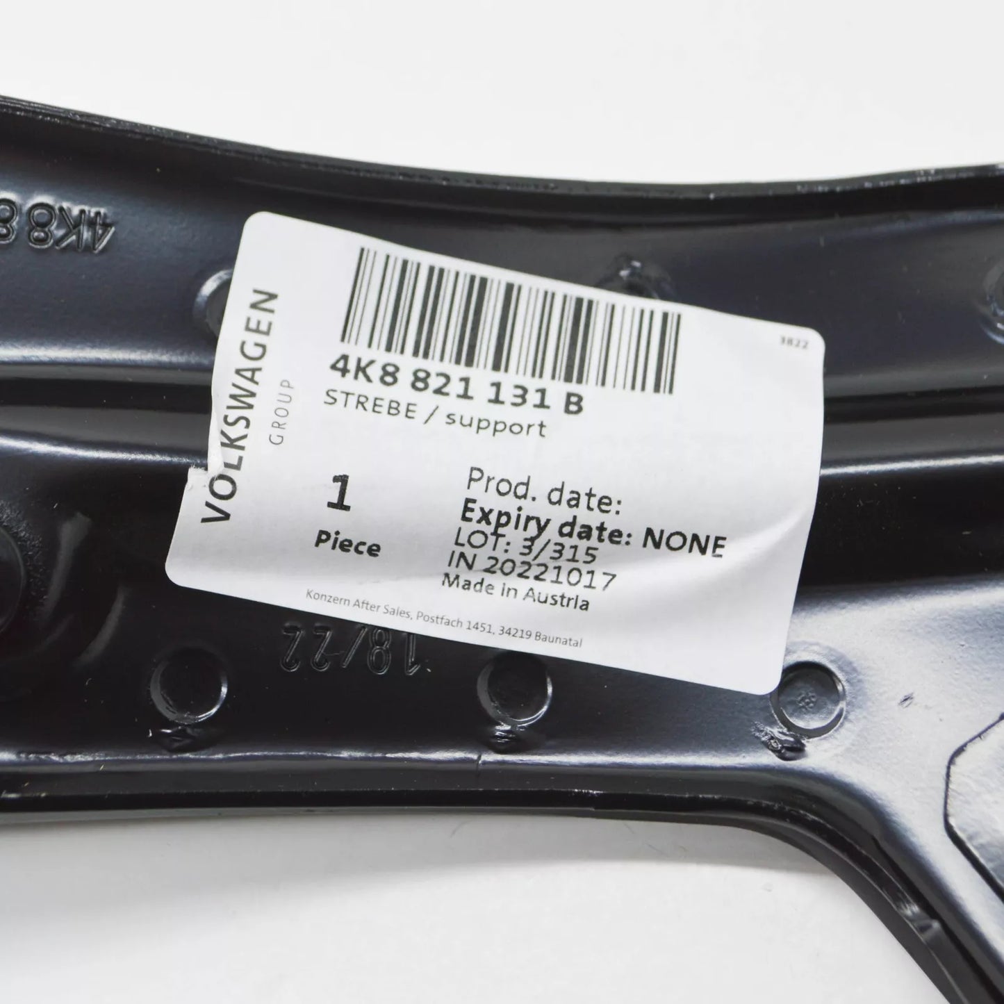 NEW AUDI A7 4K8 FRONT LEFT FENDER HOLDER 4K8821131B