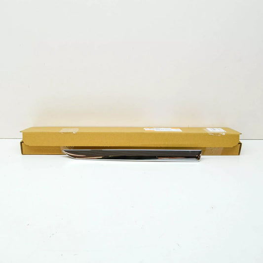 NEW BMW 7 G11 G12 M CHROME REAR RIGHT BUMPER MOLDING TRIM 51128076424 ORIGINAL