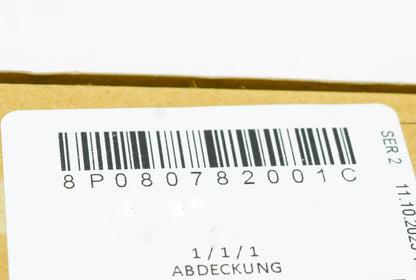 NEW AUDI A3 S3 8P REAR BUMPER OUTER COVER RIGHT 8P080782001C ORIGINAL