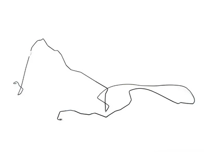 new audi a4 avant b8 brake pipe from hydraulic to brake hose 8k0614726ac