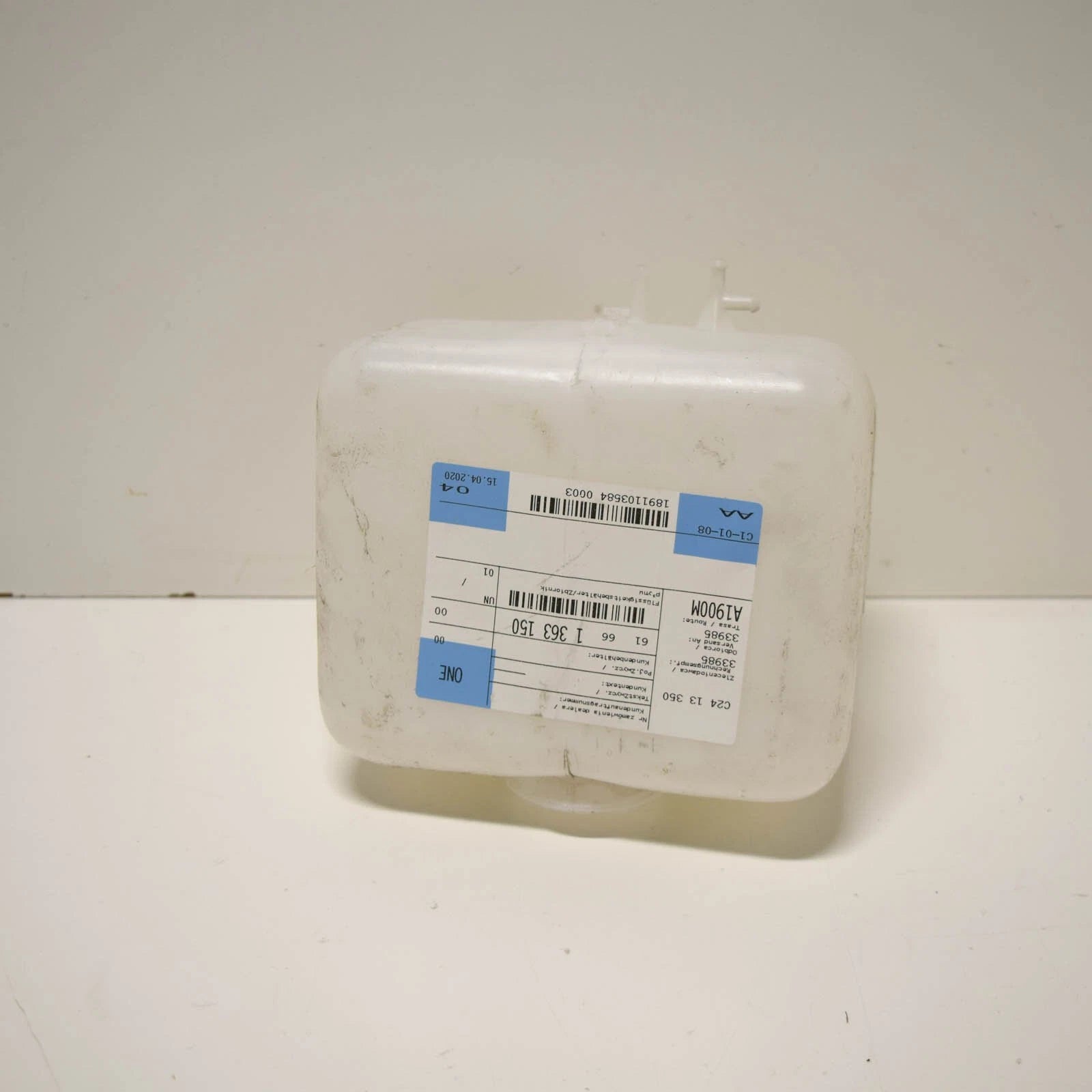 NEW BMW 6 E24 WINDSHIELD CLEANING FLUID CONTAINER 61661363150 ORIGINAL