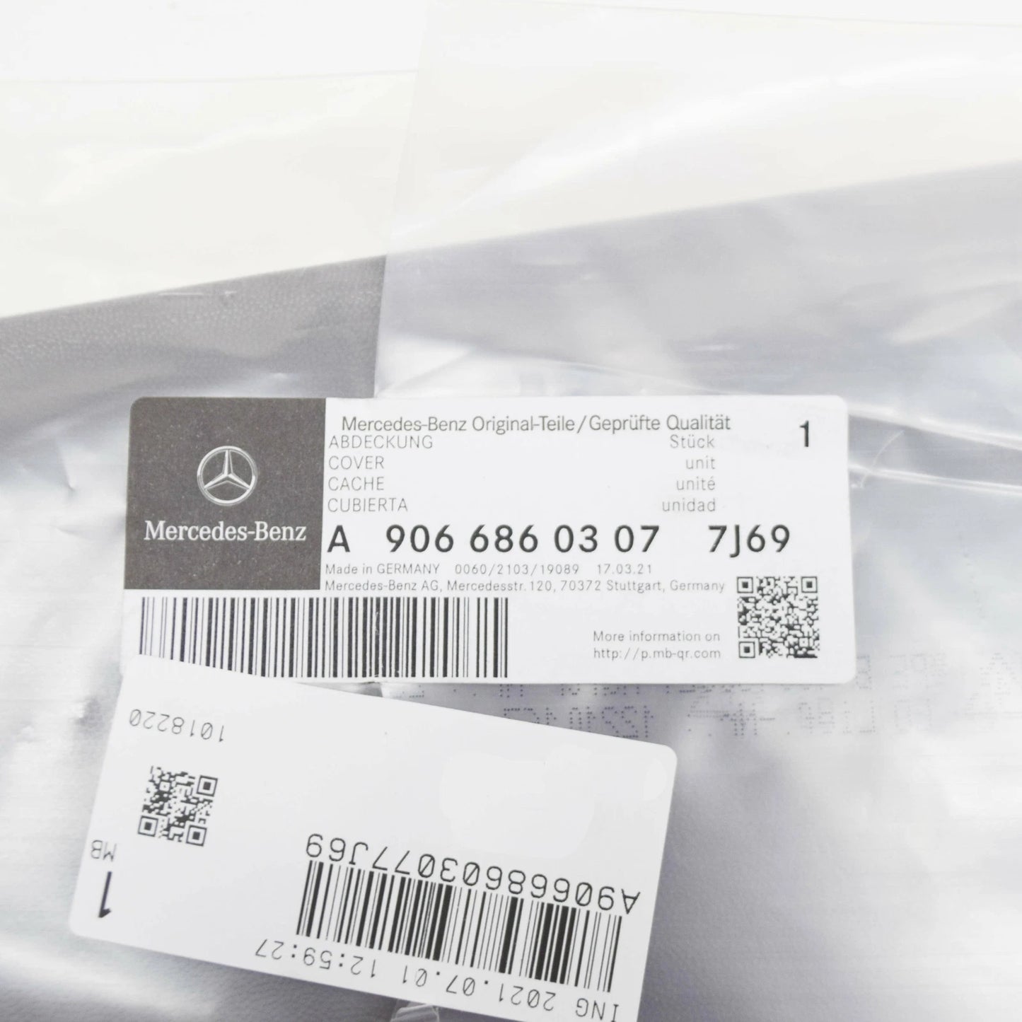 NEW MB SPRINTER 906 FRONT RIGHT ENTRANCE COVER A90668603077J69 ORIGINAL