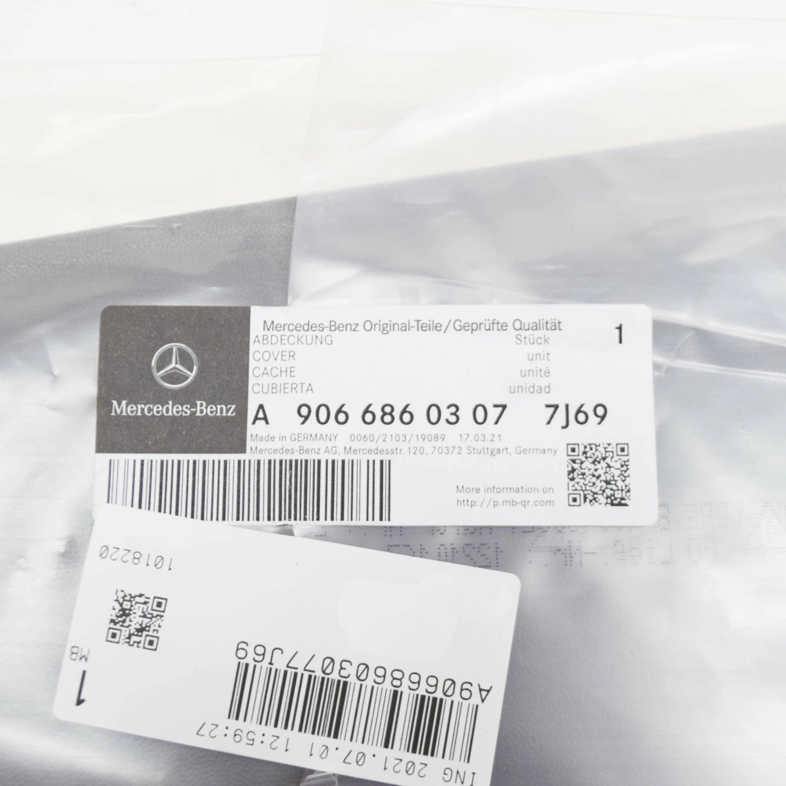 NEW MB SPRINTER 906 FRONT RIGHT ENTRANCE COVER A90668603077J69 ORIGINAL