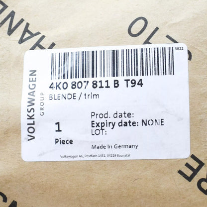 NEW AUDI A6 C8 LEFT EXHAUST PIPE TIP TRIM 4K0807811BT94 ORIGINAL