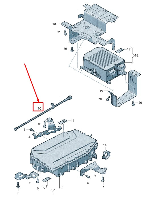 NEW AUDI A6 4A C8 VENT HOSE 4K0907272