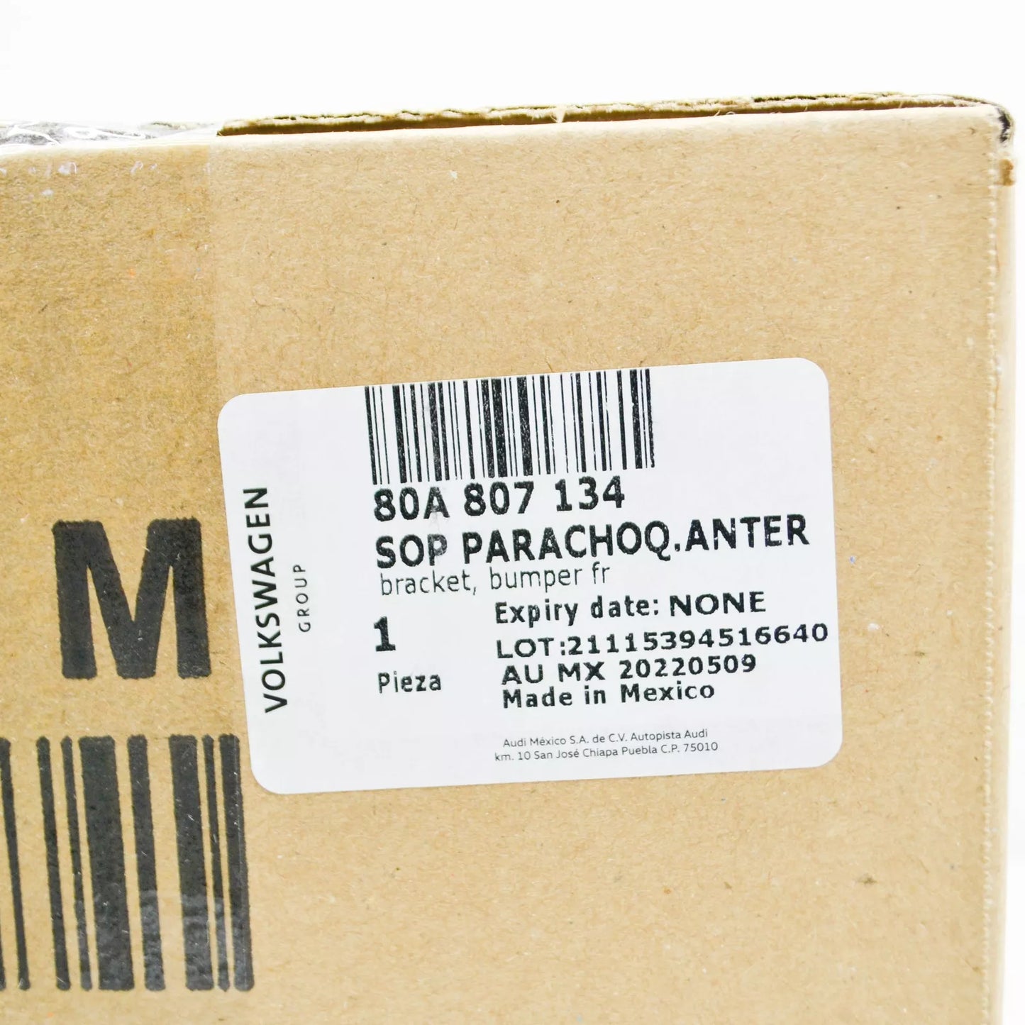 NEW AUDI Q5 80A RIGHT SIDE FRONT BUMPER CRASH IMPACT ABSORBER 80A807134