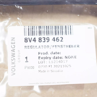 NEW AUDI A3 8V REAR RIGHT DOOR WINDOW REGULATOR 8V4839462