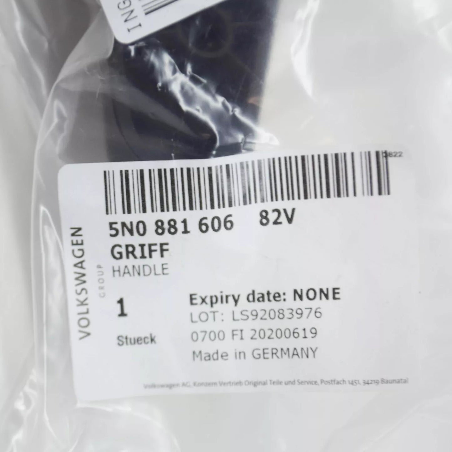 NEW AUDI Q3 8U FRONT RIGHT SEAT BACKREST ADJUSTMENT HANDLE 5N088160682V