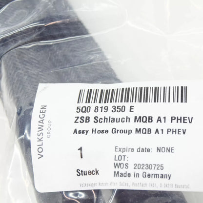 NEW VW GOLF VII 5G MK7 AUXILIARY HEATER COOLANT HOSE 5Q0819350E ORIGINAL