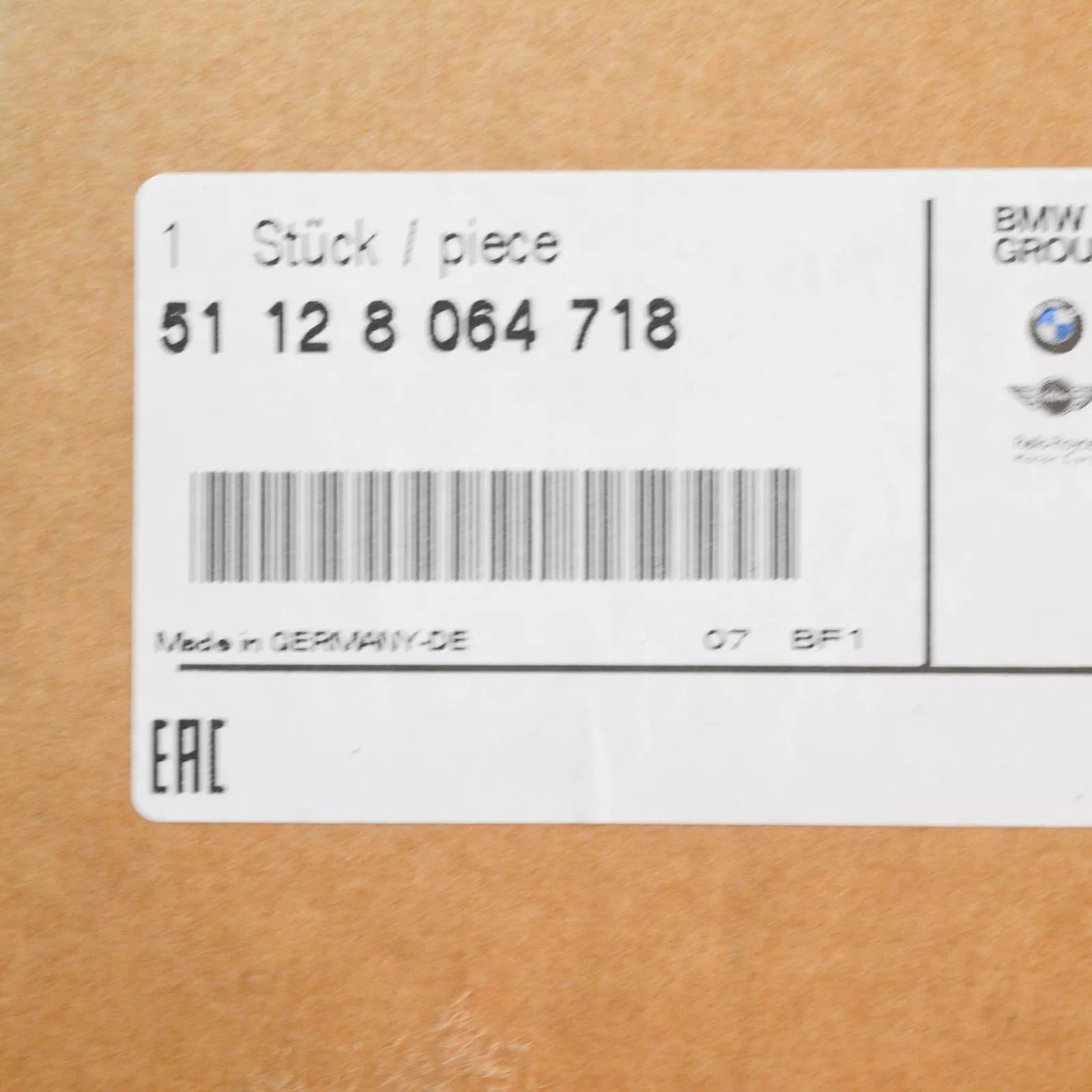 NEW BMW 5 G30 M REAR BUMPER DIFFUSER 51128064718 8064718 ORIGINAL