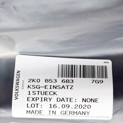 NEW VOLKSWAGEN CADDY 2K FRONT BUMPER LEFT AIR VENT GRILLE 2K08536837G9 ORIGINAL