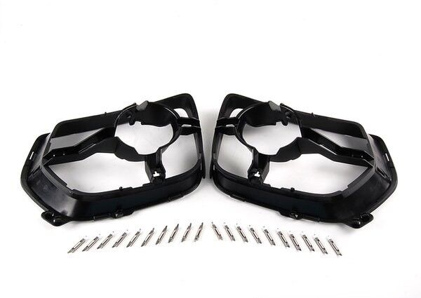 new bmw trim cover front repair kit bumper e71 e72 51117210936 7210936 original