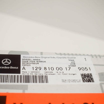 new mercedes-benz sl r129 inside rear view mirror a12981000179051 original