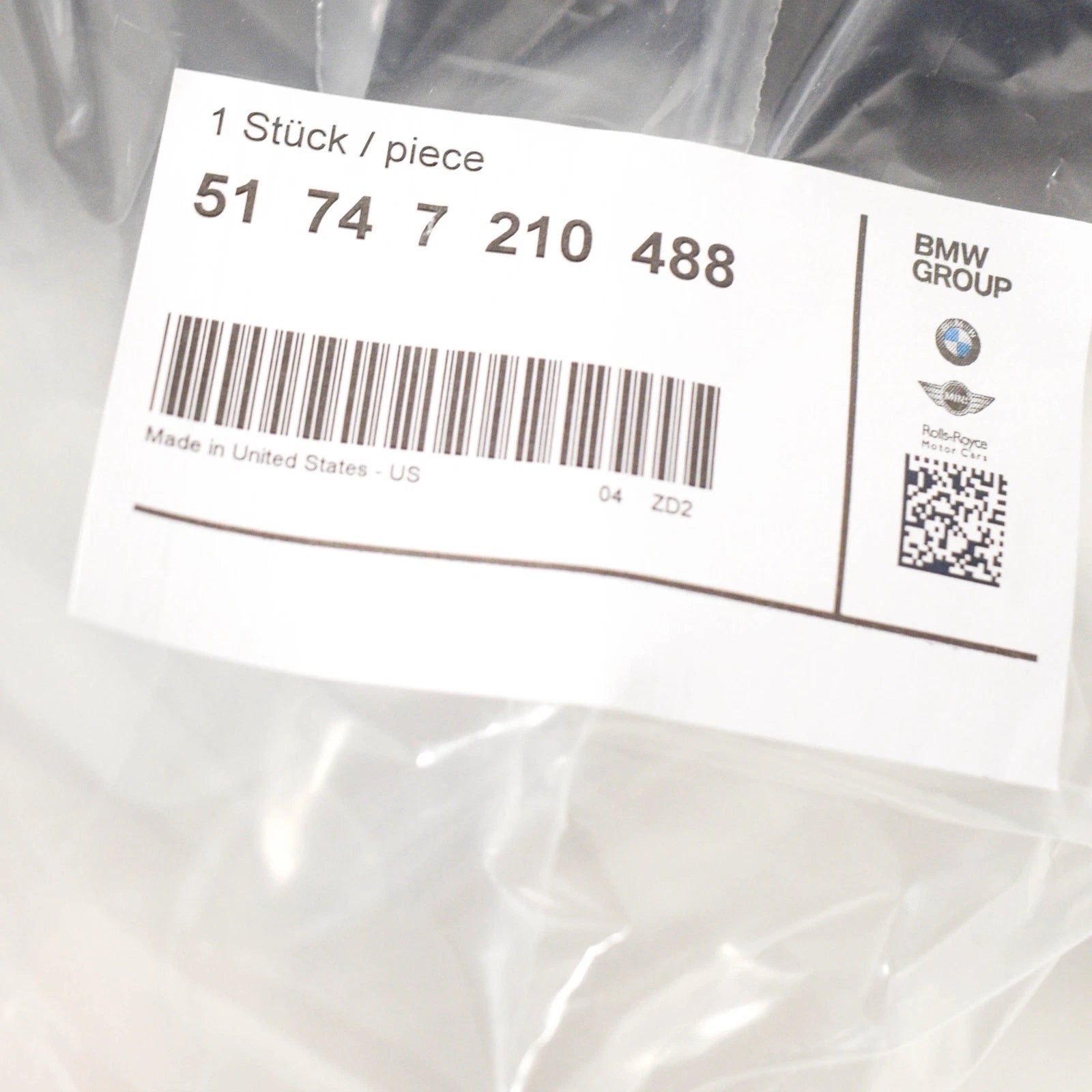 NEW BMW X3 F25 OIL COOLER RIGHT AIR DUCT 51747210488 7210488 2015 ORIGINAL