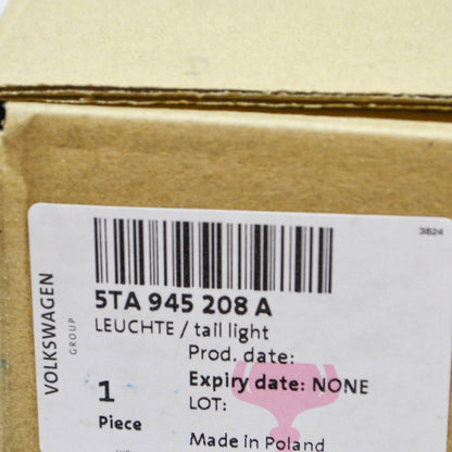 NEW VOLKSWAGEN TOURAN 5T REAR RIGHT LED TAILLIGHT 5TA945208A ORIGINAL