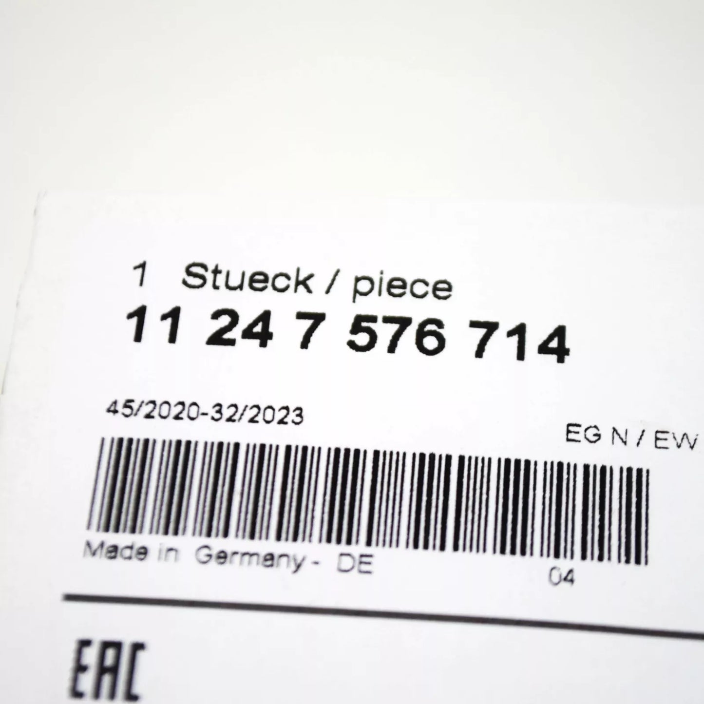 NEW BMW 1 F20 CRANKSHAFT BEARING SHELL YELLOW UPPER 11247576714 7576714