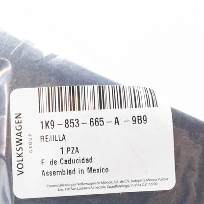 NEW VOLKSWAGEN GOLF 5K MK6 FRONT LEFT OUTER VENT GRILLE 1K9853665A9B9 ORIGINAL