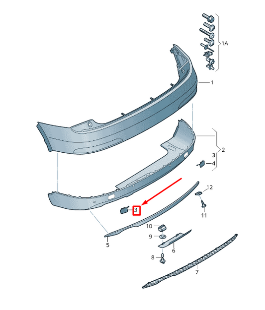 new audi q3 8u rear left bumper towing eye cover 8u08074414u8 original