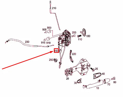 NEW MERCEDES-BENZ SPRINTER 906 FRONT LEFT DOOR LOCK LHD A9067202135 ORIGINAL