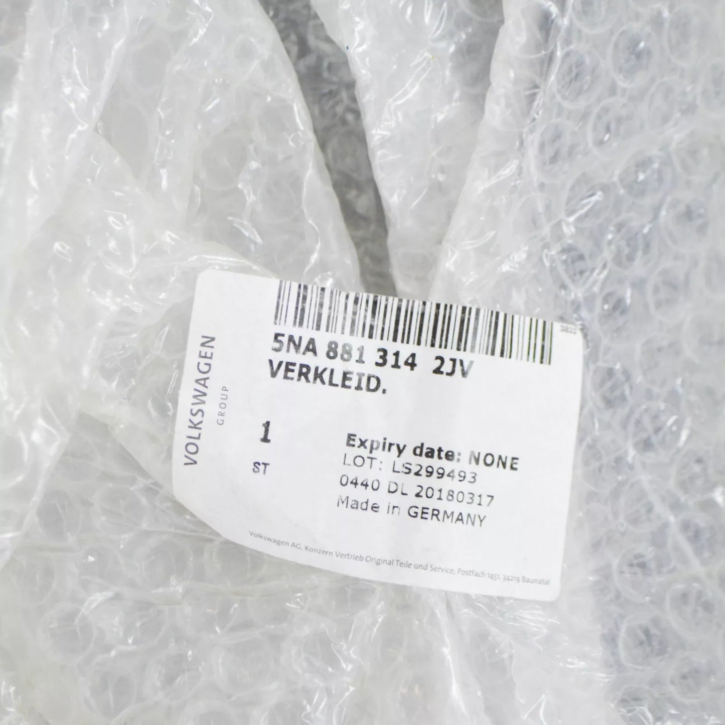 NEW VOLKSWAGEN TIGUAN AD MK2 FRONT RIGHT SEAT FRAME TRIM 5NA8813142JV ORIGINAL