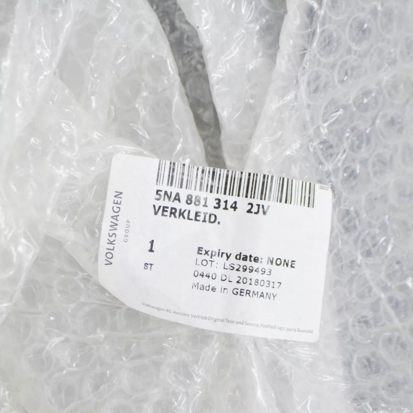 NEW VOLKSWAGEN TIGUAN AD MK2 FRONT RIGHT SEAT FRAME TRIM 5NA8813142JV ORIGINAL