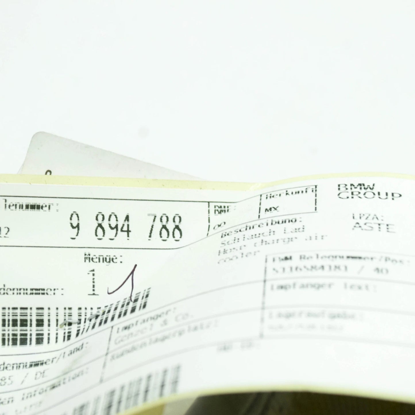 NEW BMW X5 G05 COOLANT HOSE PIPE 9894788 17129894788 ORIGINAL