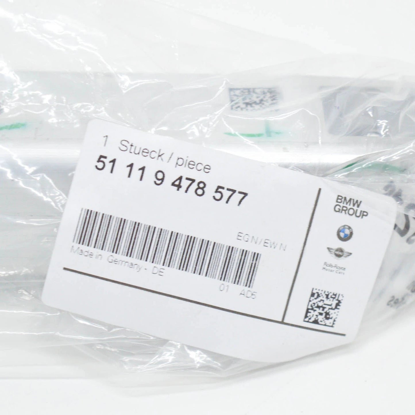 NEW BMW 3 G20 FRONT LEFT CRASH BOX REINFORCEMENT EXTENSION 51119478577 ORIGINAL