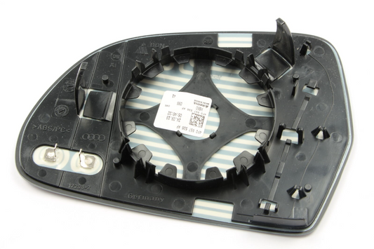 new audi a3 sportback 8p front right door mirror glass 4f0857536af original