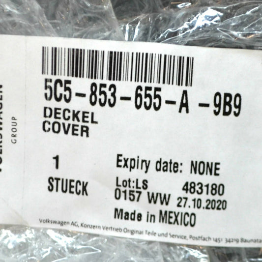 NEW VOLKSWAGEN BEETLE A5 UPPER RADIATOR COVER 5C5853655A9B9 2015 ORIGINAL