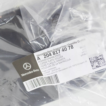 NEW MERCEDES-BENZ C W204 FRONT BUMPER NUMBER HOLDER A2048174078 ORIGINAL