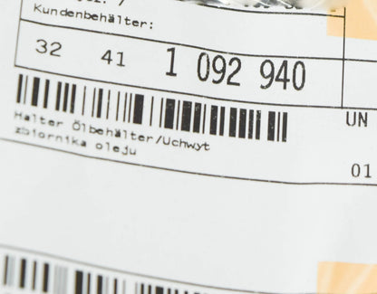 NEW BMW 3 E46 POWER STEERING RESERVOIR CLAMP 32411092940 1092940 ORIGINAL