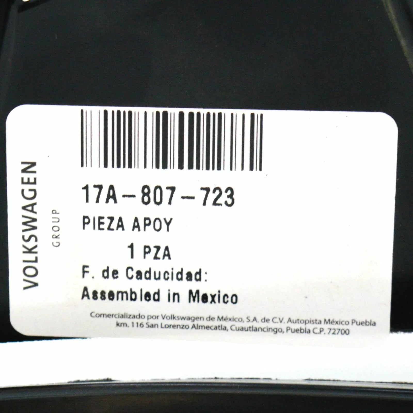 NEW VW JETTA A7 FRONT BUMPER LEFT BRACKET SUPPORT RAIL ELEMENT 17A807723