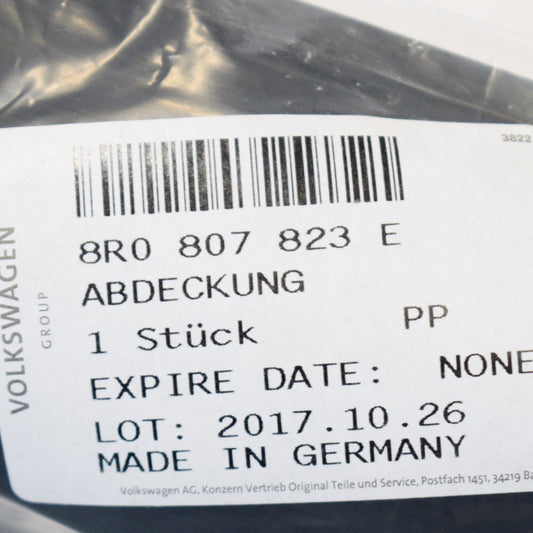 new audi q5 8r rear bumper lower grille 8r0807823e 2014 original