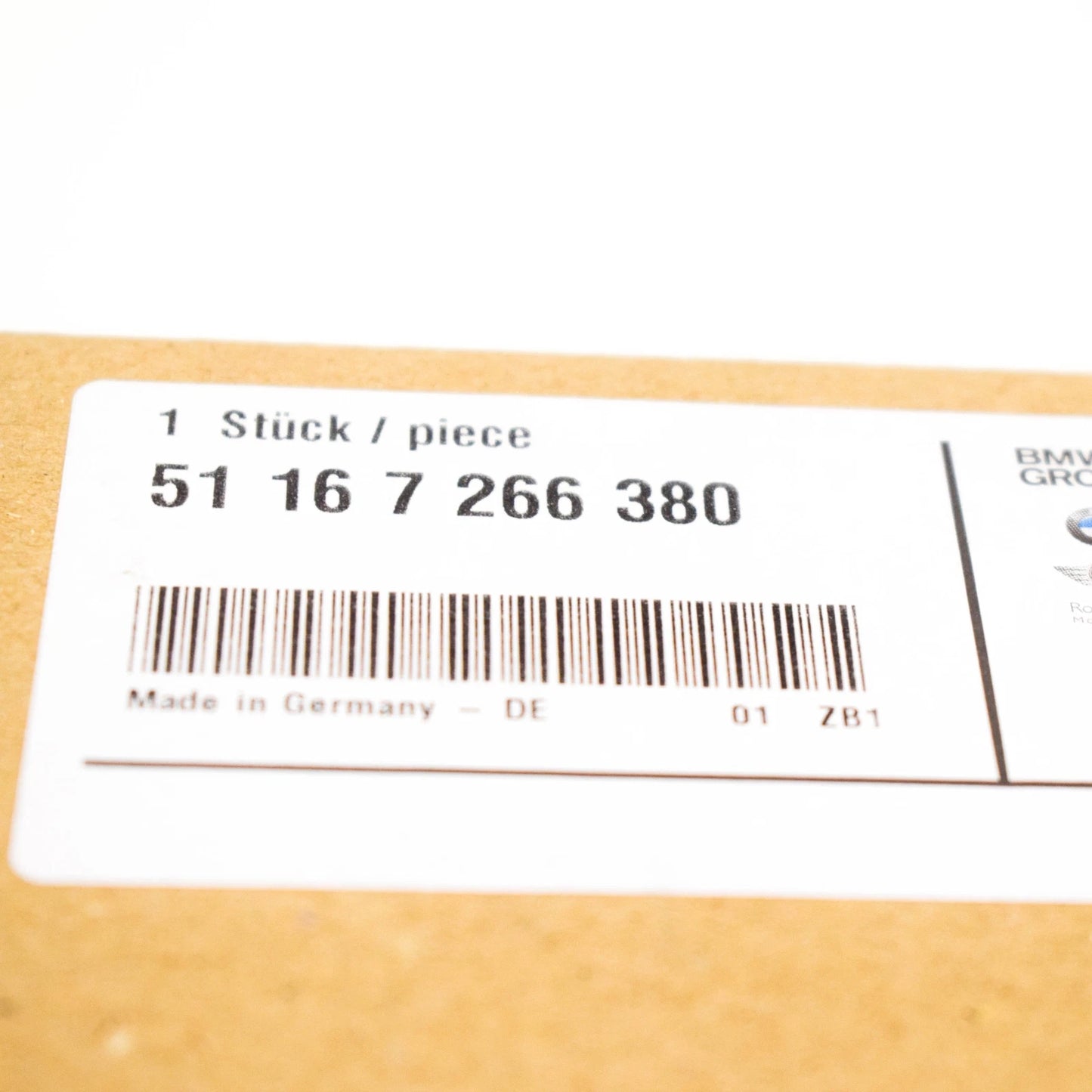 NEW BMW 5 GT F07 FRONT RIGHT DOOR MIRROR COVER LOWER PART 51167266380 ORIGINAL