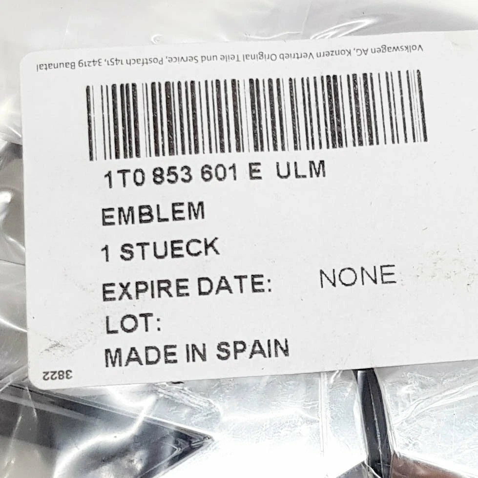 NEW VW CADDY IV SAA RADIATOR GRILLE EMBLEM BADGE 1T0853601EULM