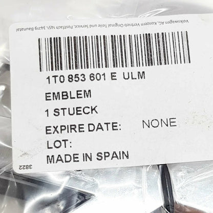 NEW VW CADDY IV SAA RADIATOR GRILLE EMBLEM BADGE 1T0853601EULM