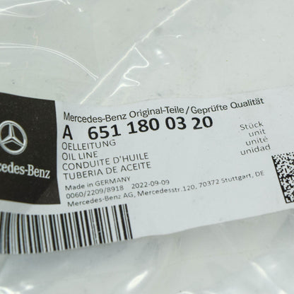 NEW MERCEDES-BENZ C W204 OIL LINE A6511800320 ORIGINAL