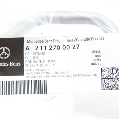 NEW MERCEDES-BENZ E W211 BOTTOM OIL LINE A2112700027 ORIGINAL