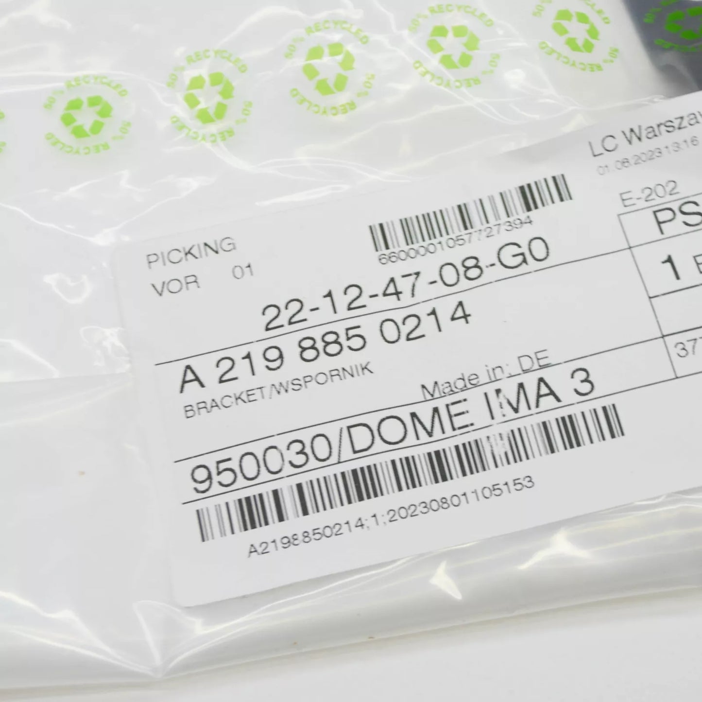 NEW MERCEDES-BENZ CLS C219 REAR BUMPER BRACKET HOLDER A2198850214 2004 ORIGINAL