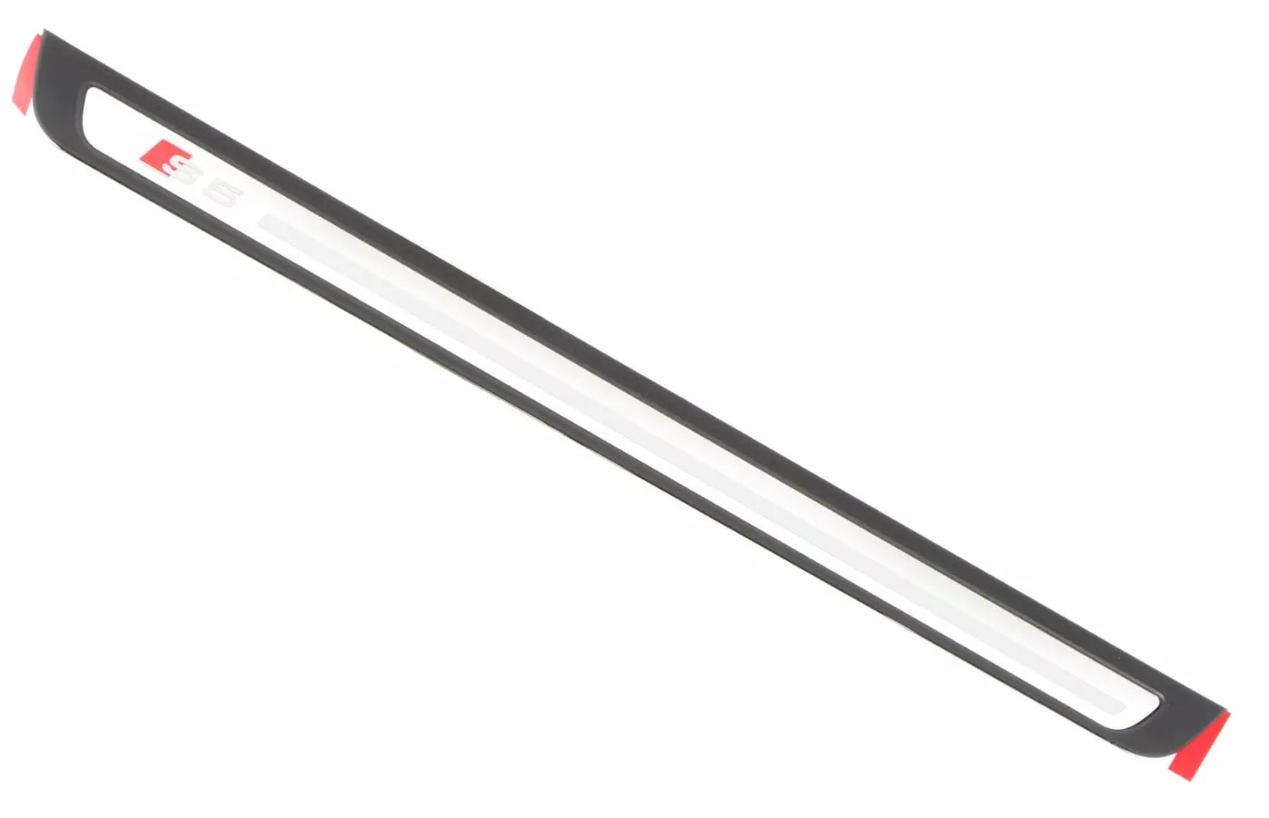 NEW AUDI A5 8T3 S5 FRONT RIGHT ENTRY STRIP WITH LETTERING 8T0853374L01C ORIGINAL