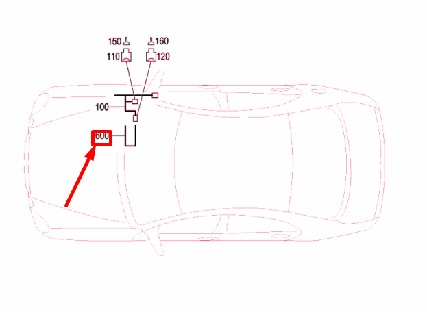 new mb e w211 recirculation union conn. line wiring harness a2115402133 original
