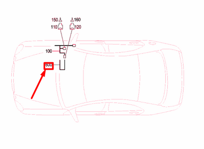 new mb e w211 recirculation union conn. line wiring harness a2115402133 original