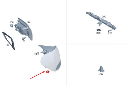 NEW MERCEDES-BENZ GLA H247 REAR LEFT OUTER TAILLIGHT A2479062901 ORIGINAL