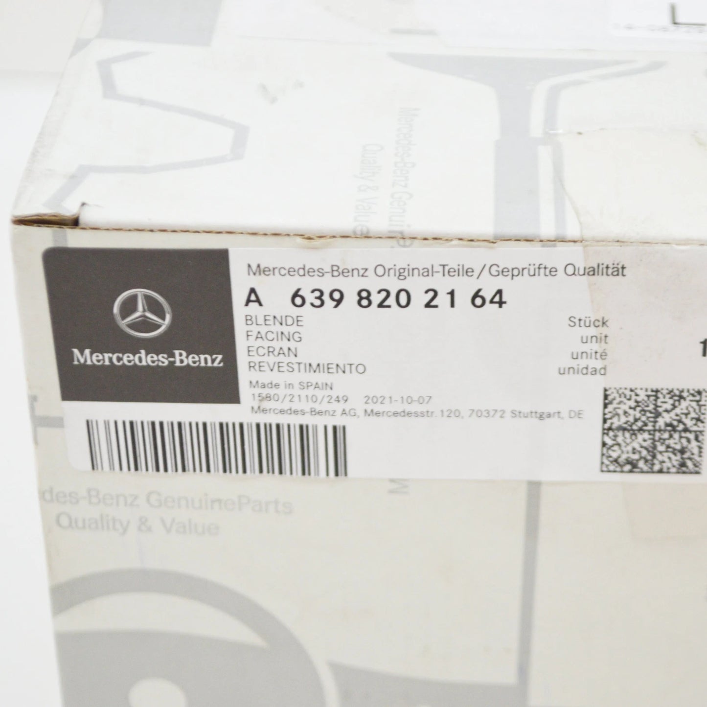 NEW MERCEDES-BENZ VITO W639 REAR RIGHT TOP LAMP REFLECTOR A6398202164