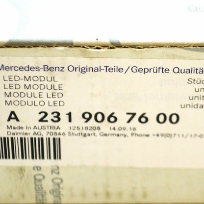 NEW MERCEDES-BENZ SL R231 RIGHT LED HEADLIGHT CONTROL UNIT A2319067600 ORIGINAL