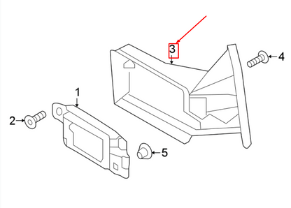 new vw jetta mk6 16 right blind spot control unit bracket 5c6971301a original