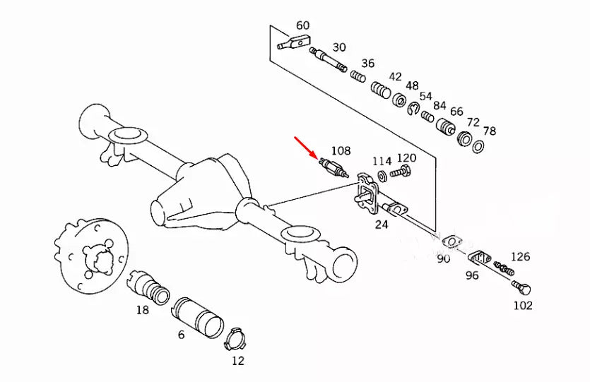 NEW MERCEDES-BENZ G W463 FRONT DIFFERENTIAL SWITCH G 55 AMG A0005450564 ORIGINAL