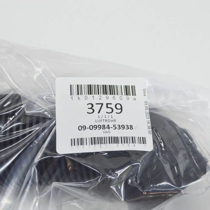 NEW VOLKSWAGEN TOURAN 1T AIR INTAKE TUBE 1K0129609A ORIGINAL