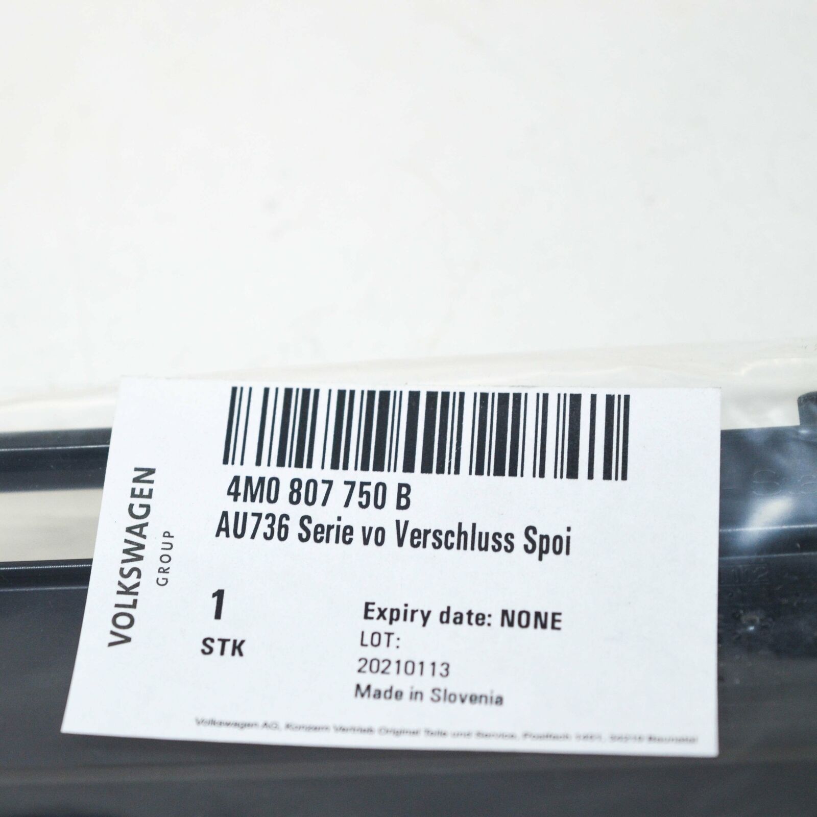 NEW AUDI Q7 4M FRONT BUMPER GRILLE RIGHT END TRIM 4M0807750B ORIGINAL