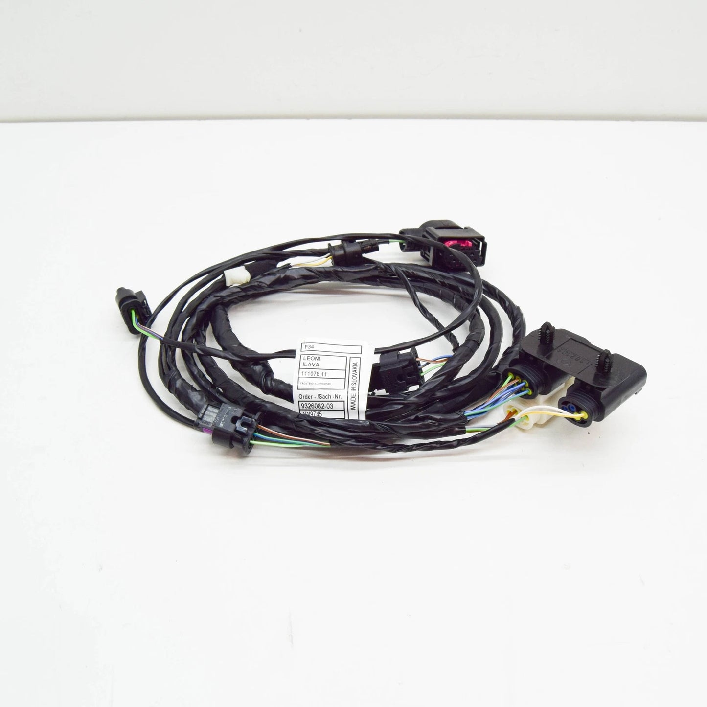 NEW BMW 3 GT F34 FRONT APRON WIRING HARNESS 9326082 61129326082 ORIGINAL